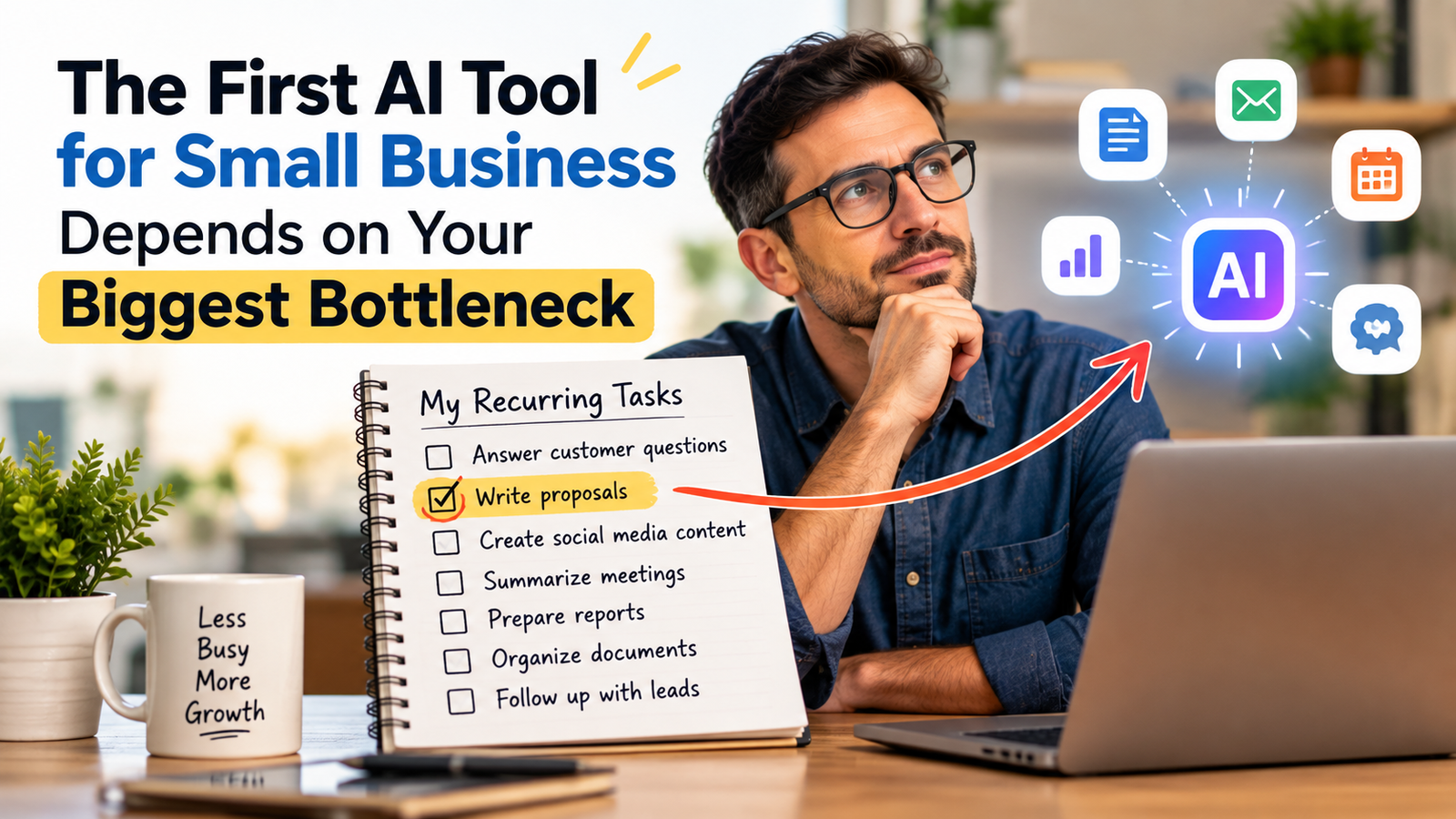 first AI tool for small business